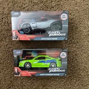 Fast & Furious Brian's Mitsubishi Eclipse Die-Cast Toy Car - Lime Green